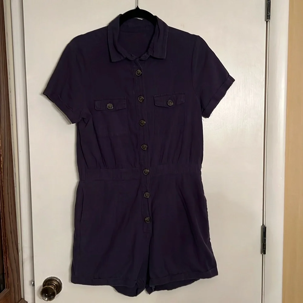No Brand Cotton Short Romper - Picture 2 of 6